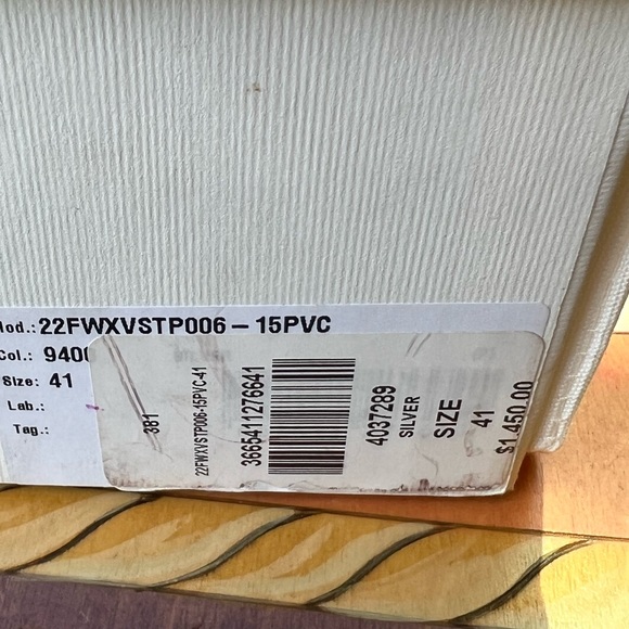 FINAL SALE💐GIAMBATTISTA VALLI crystal embellished pvc ankle-strap pumps 🍀 - Picture 15 of 15